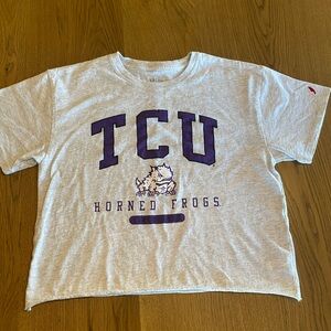TCU League Crop Top